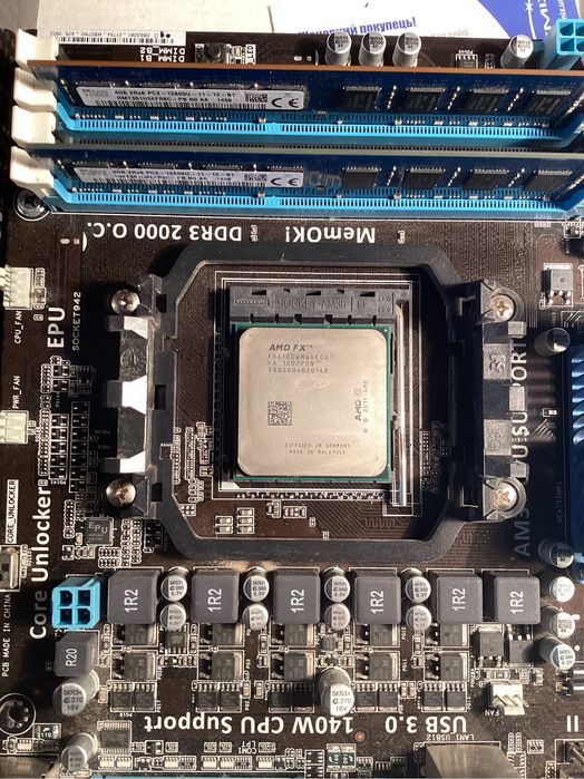 Комплект материнская плата m5a87 am3+