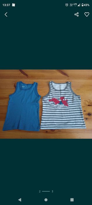 Koszulki, podkoszulki 10szt