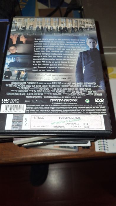 Equilibrium dvd christian baile taye diggs