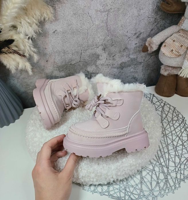Дитячі зимові чоботи черевики Clibee для дівчинки 23 24 25 26 27 28