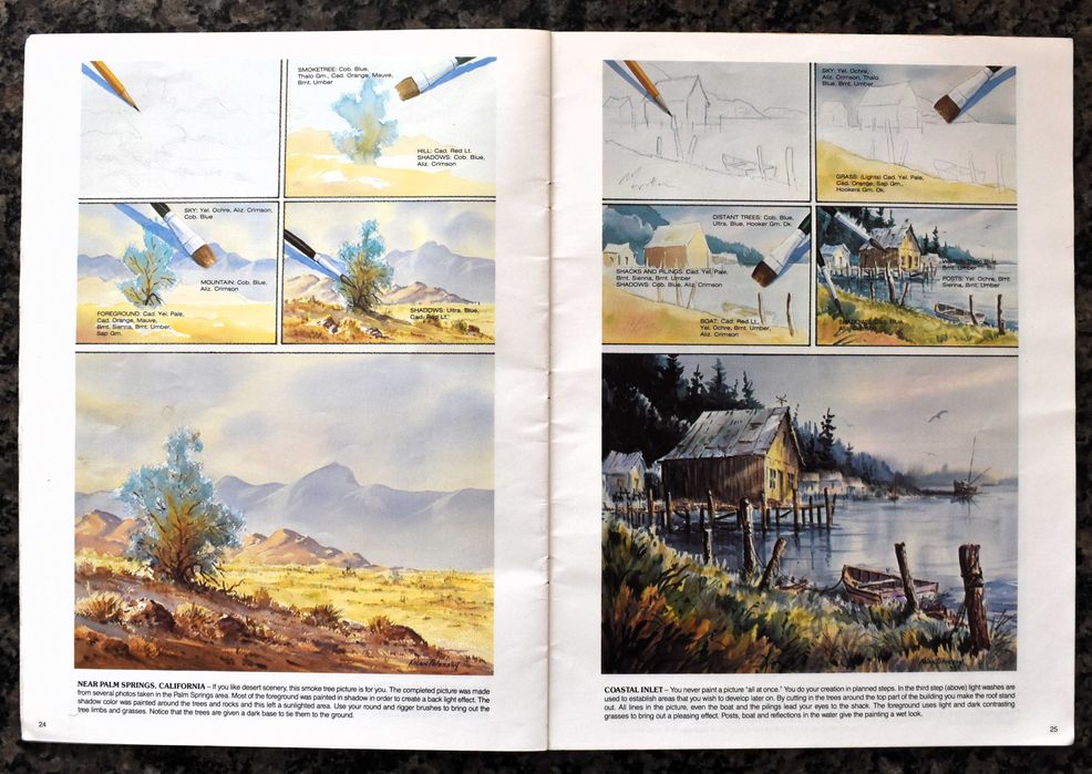 Watercolors Step by Step by Kolan Petersons (1985)