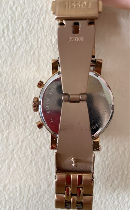 Relogio Fossil bronze metalico