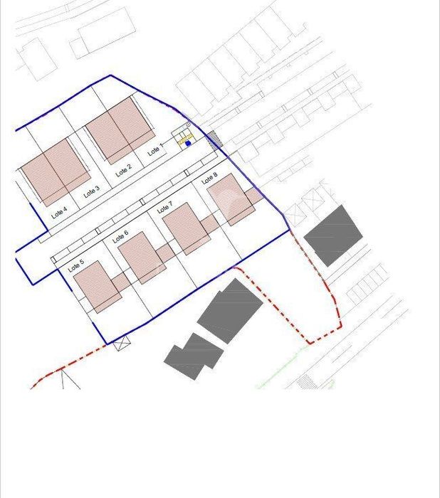 Loteamento com lotes de terreno para moradias individuais e geminad...