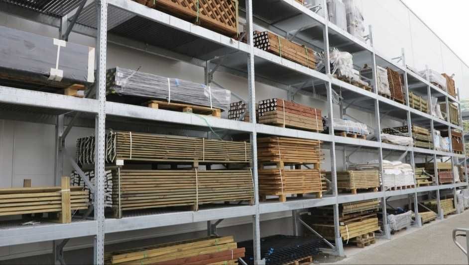 Складские полки, стеллажи полочные для склада, системы хранения паллет