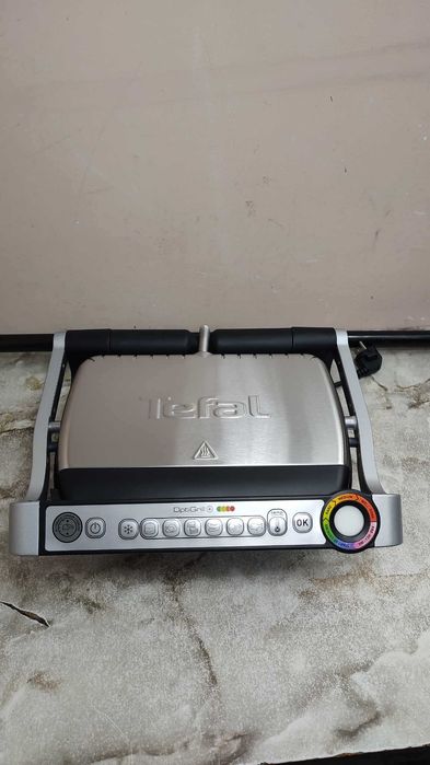 Grill Elektryczny TEFAL GC712D34 OptiGrill+ 2000W SREBRNY
