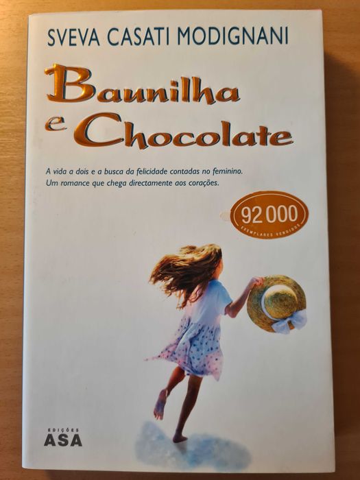 Livro "Baunilha e Chocolate" de Sveva Casati Modignani