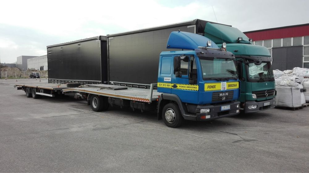 Transport Maszyn Niskopodwozie Platforma Pomoc Drogowa HDS