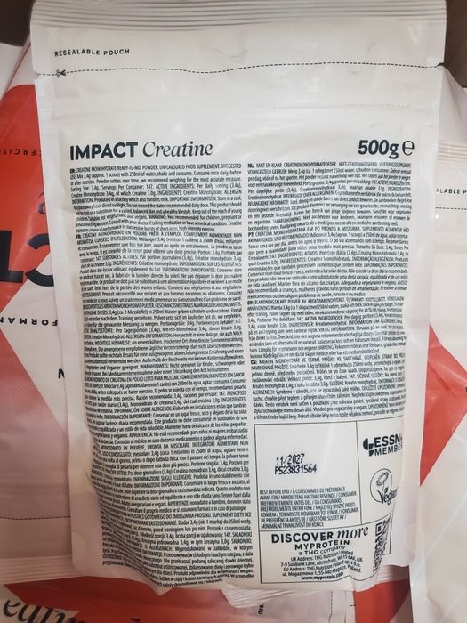 Myprotein Creatine Monohydrate 500g