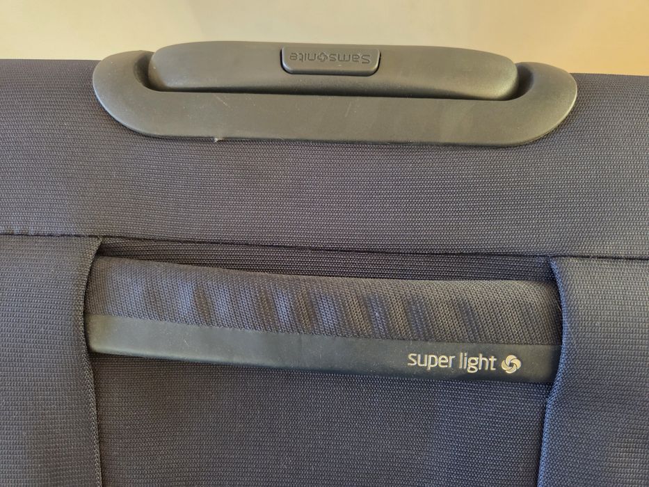 Mala grande SAMSONITE Super Light - Azul escura - Oportunidade!