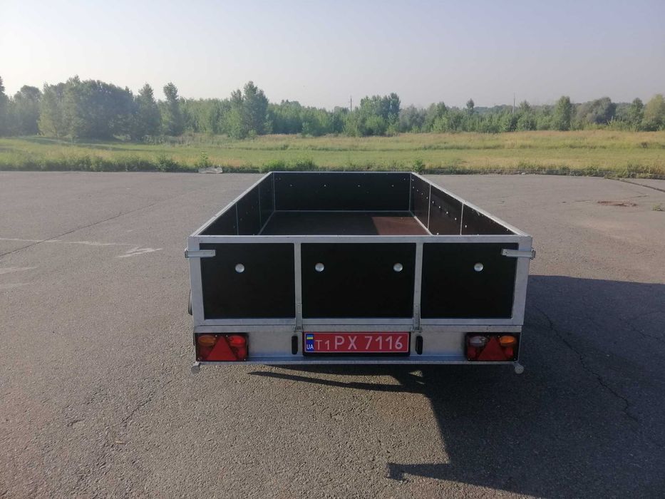 Оцинкованный двухосный легковой прицеп для авто, Рассрочка без%