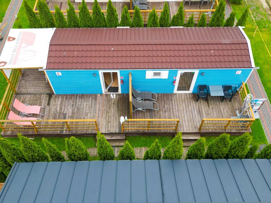 PODWÓJNY Domek CAŁOROCZNY - Klimatyzacja, Taras, Ogrzewanie