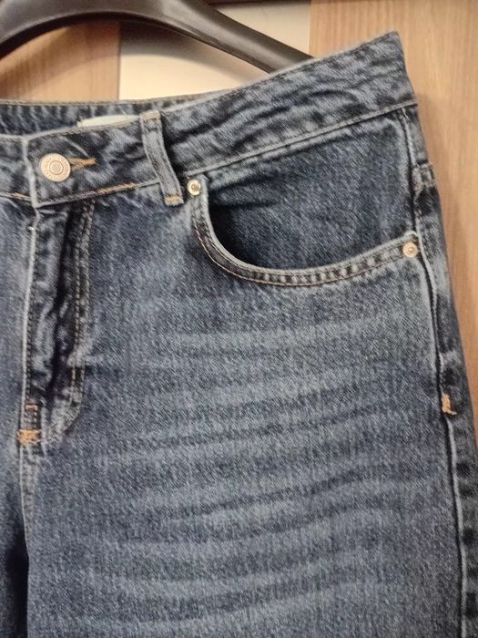 Джинси жіночі широкі xl сині як нові