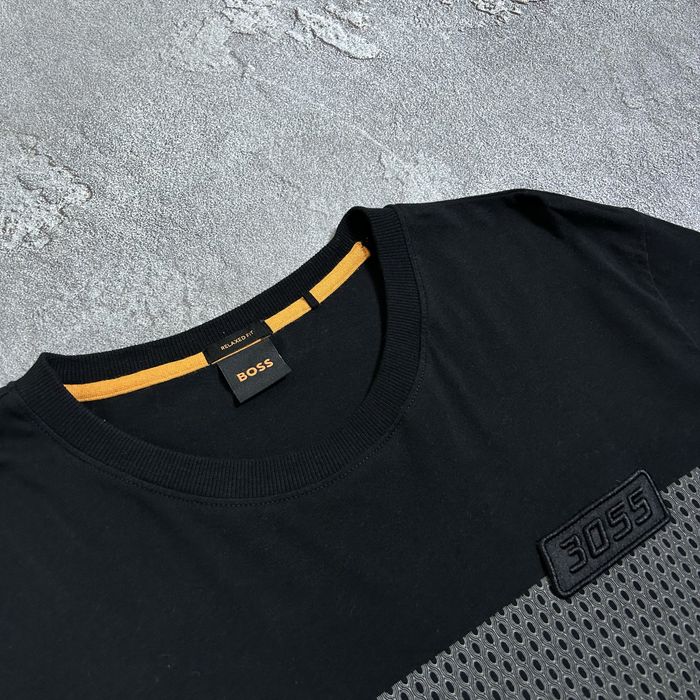 Футболка Hugo Boss XL розмір оригінал дуже хороший стан чорно-сіра преміум