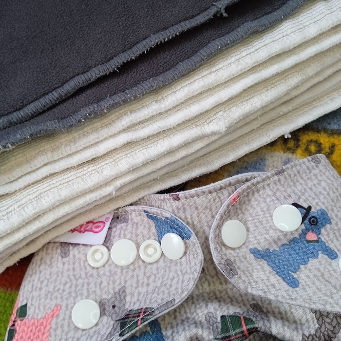 Набор 5шт. Многоразовый памперс Bebemo 3-16кг с 2 вкладышами