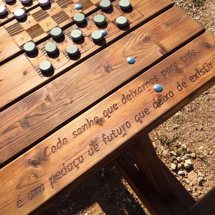 Mesa de Jardim com bancos | Personalizada por si