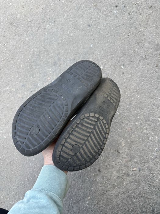 шлепанцы тапочки crocs m8 w9 вьетнамки тапки 40 41 размер