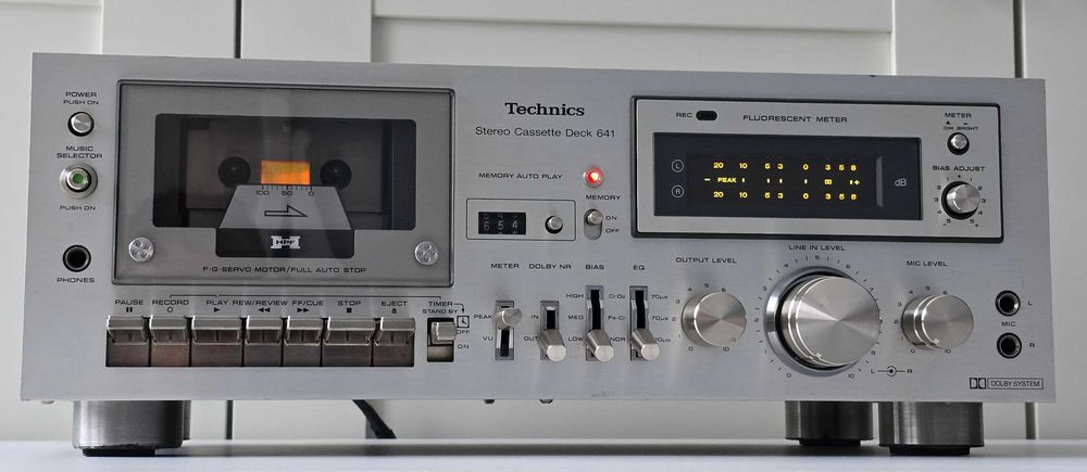 Magnetofon kasetowy Deck Technics Stereo Cassette Deck RS-641