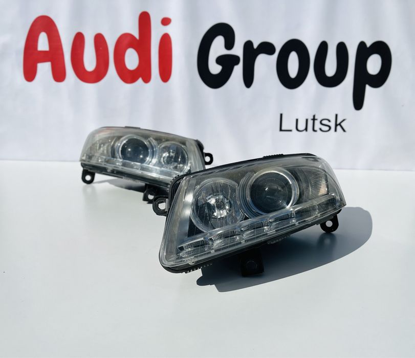 Фари Рестайлінг Ресничка Audi A6 C6 Фара Ксенон Лінза Розборка Ауді