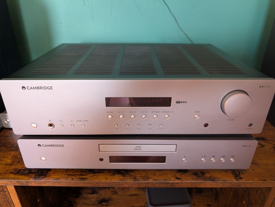Cambridge audio amplituner AXR100 + CD Player Cambridge  audio AXC35