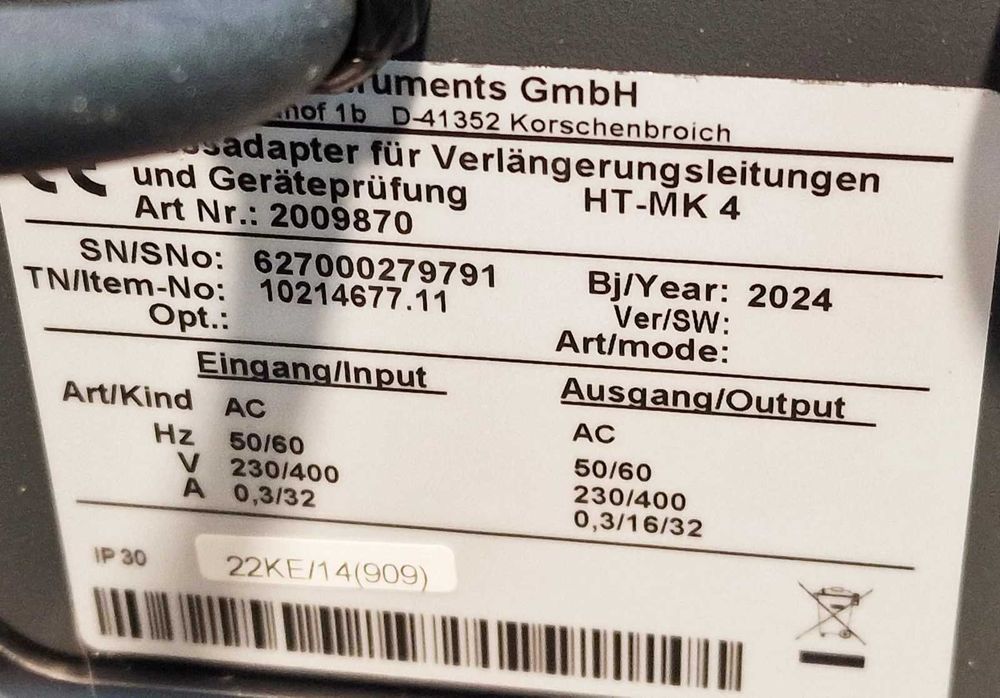 Adapter pomiarowy HIT INSTRUMENTS  HT-MK4 / 3X400V