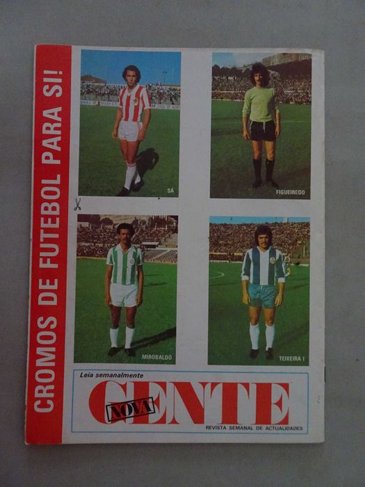 Antiga revista golo nº18 com poster e cromos