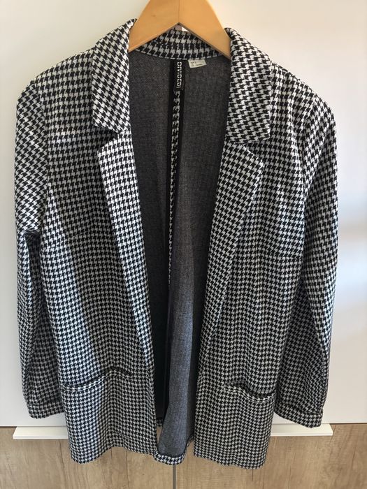 Narzutka/ kardigan H&M pepitka r. S