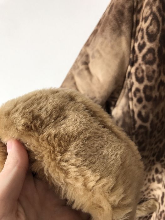 Женская штучная дубленка  леопард Gerry  Weber