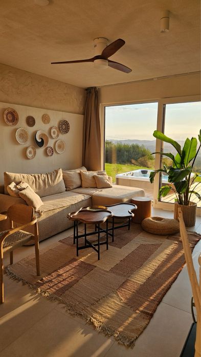 Butikowy domek na wynajem 25 km od Rzeszowa z jacuzzi bez limitu