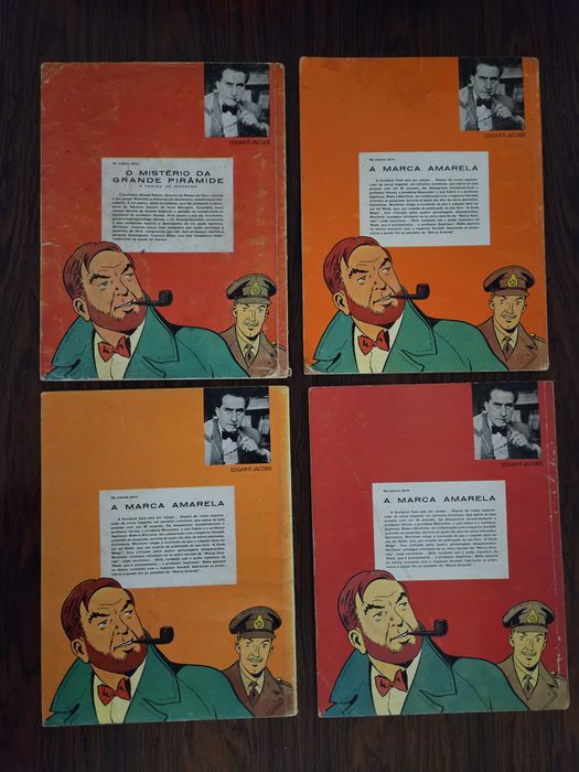 Verbo E P Jacobs . Verbo - Blake & Mortimer  colecção completa 4 numer