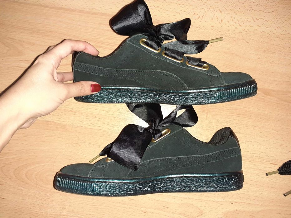 Ténis Pretos em camurça Puma 36-37