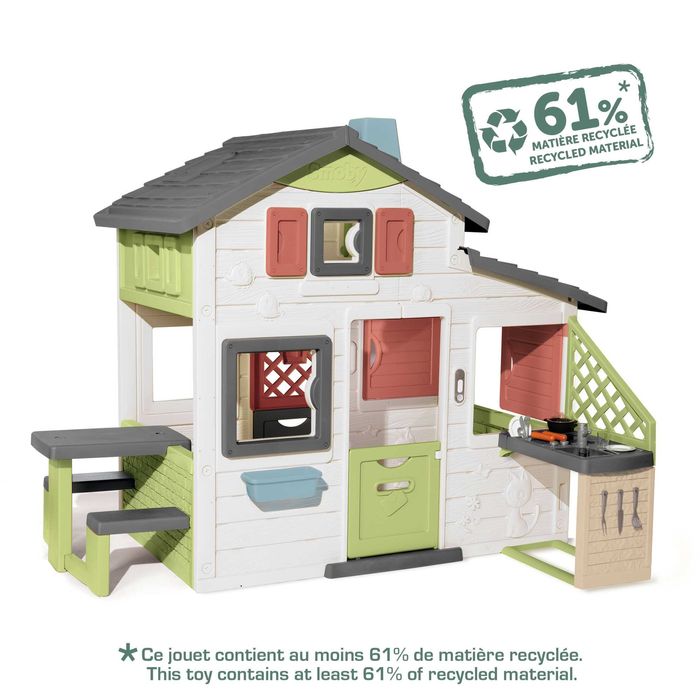 Будинок Smoby Life з лiтньою кухнею, дверним дзвiн. (7600810207)