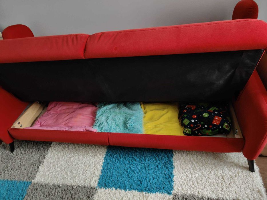 Wersalka ANETO z pojemnikiem na pościel - Super Stan