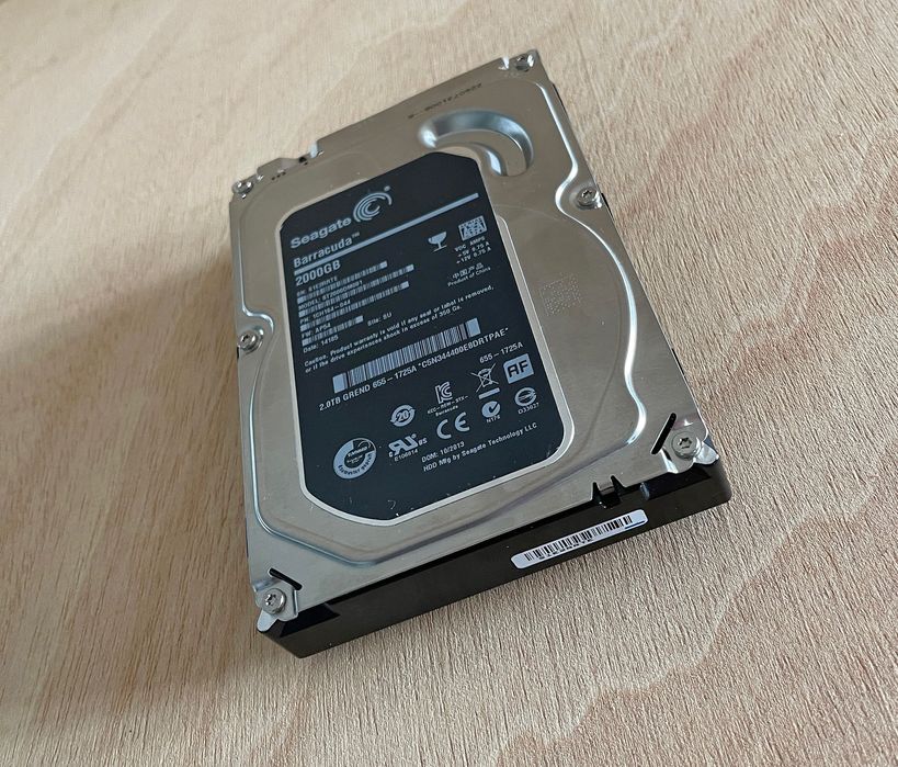 Disco rígido Seagate Barracuda de 2TB