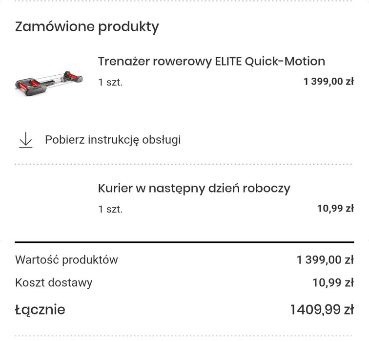 Trenażer rowerowy ELITE Quick-Motion – Idealny do treningów w domu