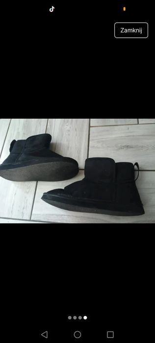 Buty czarne damskie H&M 39