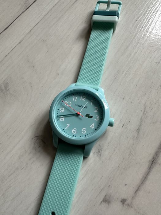 Zegarek Lacoste damski dziecięcy koperta 32mm stan idealny turkusowy