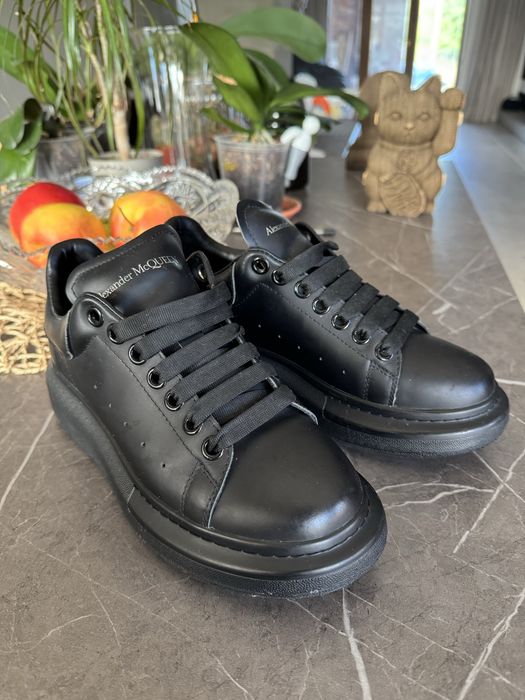 Кросівки Alexander McQueen black  Олександр Маккуїн