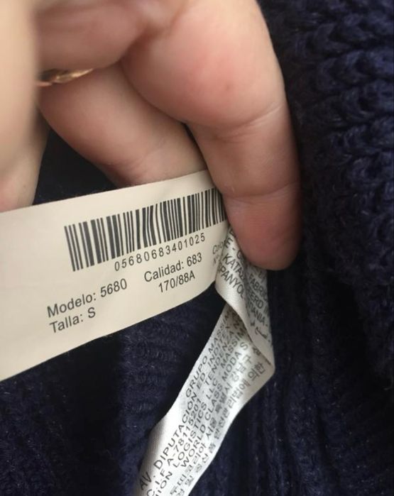 Свитер косами Massimo Dutti