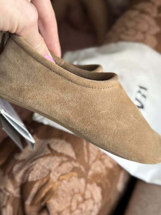 Шкіряні балетки zara 26