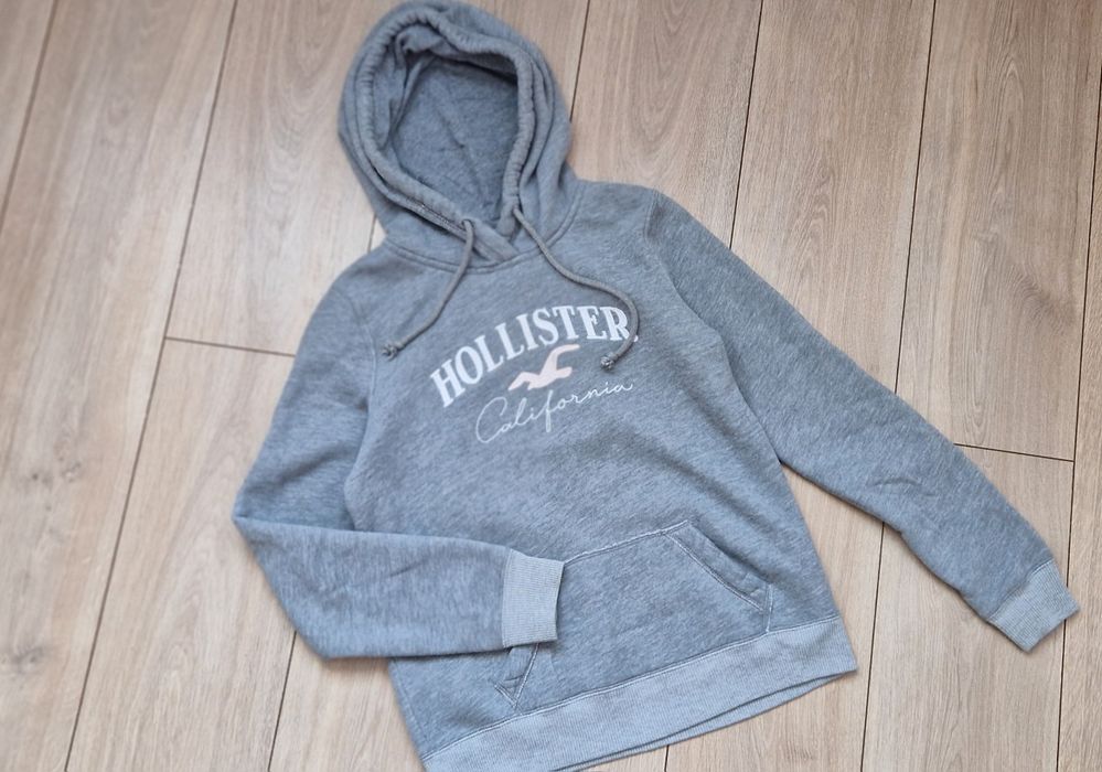Bluza damska holliester XS,  szara