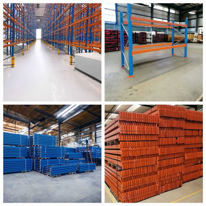 Regały magazynowe paletowe przemysłowe półkowe