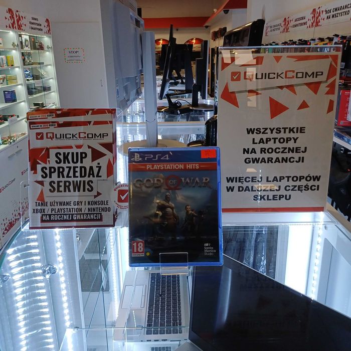 Gra PlayStation 4 PS4 / PS5 NOWA God Of War Gwarancja 1 Rok QUICK-COMP