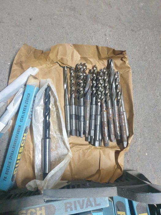 Wiertło Wiertła stożek morsa 70 szt nowe RIVAL RUESCH