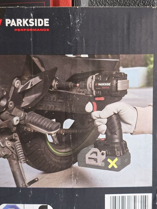 Aparafusadora impacto 20v parkside bits