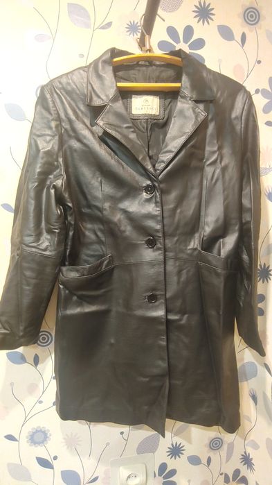 Куртка димесизонная женская кожаная