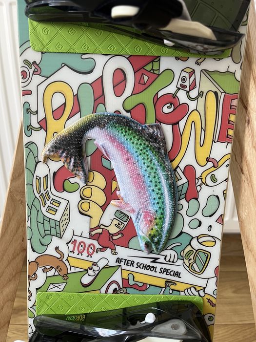 Burton After School 100 cm z wiązaniami deska snowboard dla dzieci