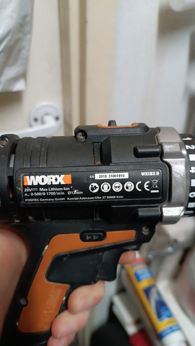Worx 183.9 wkrętarka akumulatorowa 20V