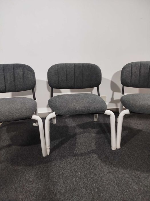 4 Cadeiras Lounge FelizJolien Lounge Chair Cinzenta Preta Nova