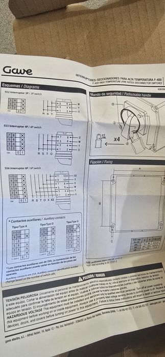Interruptor seccionador