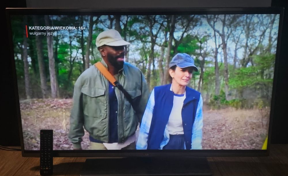 TV LG 43 cale netflix youtube
